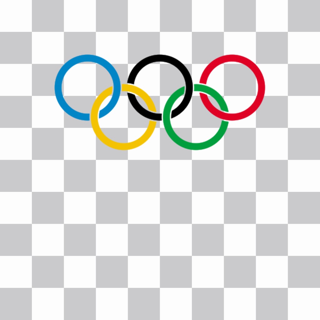 Efeito da foto do logotipo da Olimpíada para colar em suas fotos ..