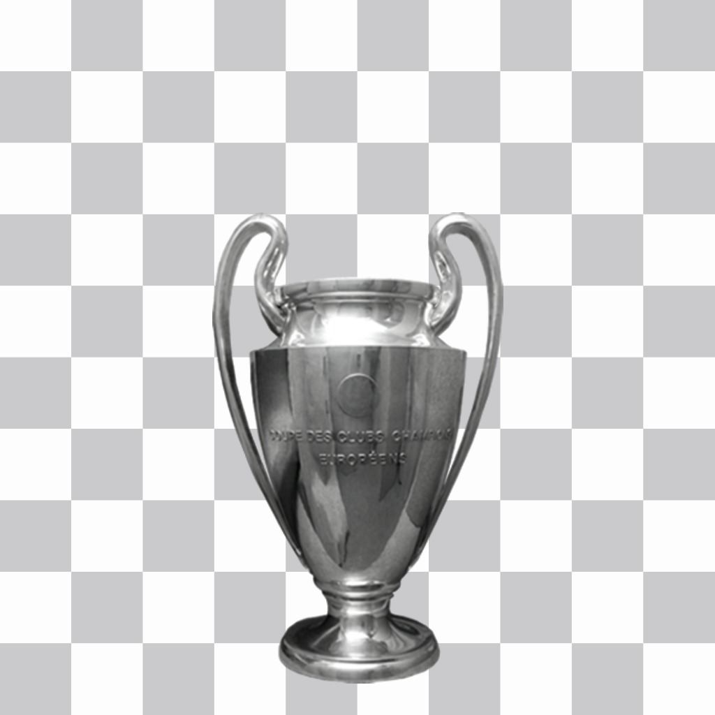 Champions League Cup para adicioná-lo em suas fotos como um adesivo decorativo ..