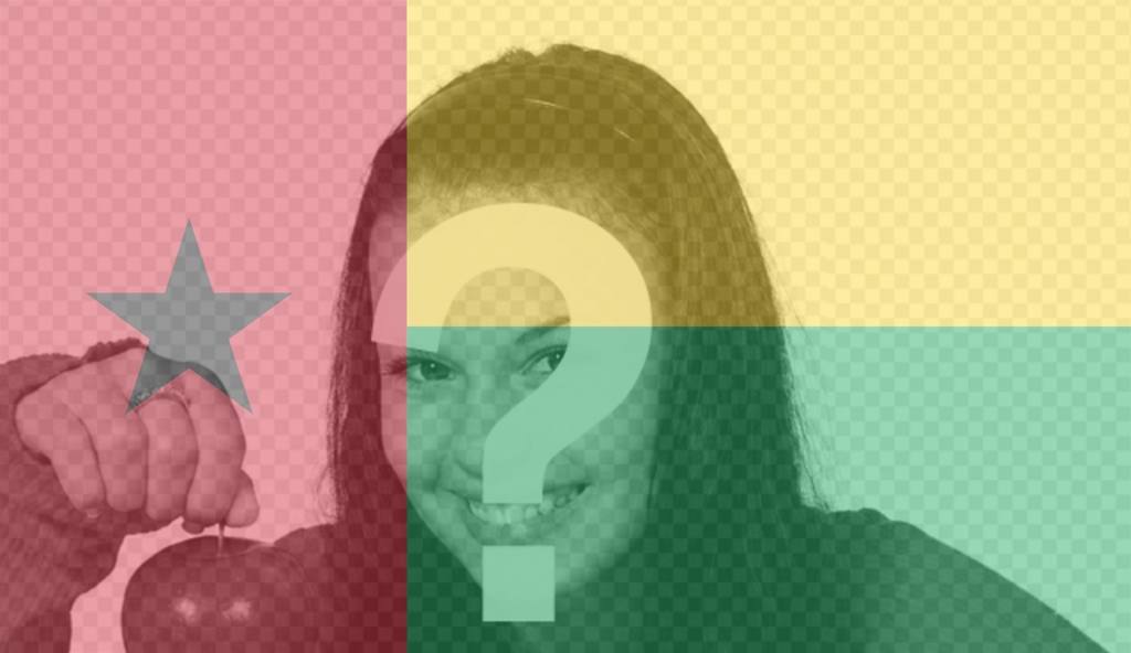 Filtro gratuito para sua foto com a bandeira da Guiné-Bissau ..
