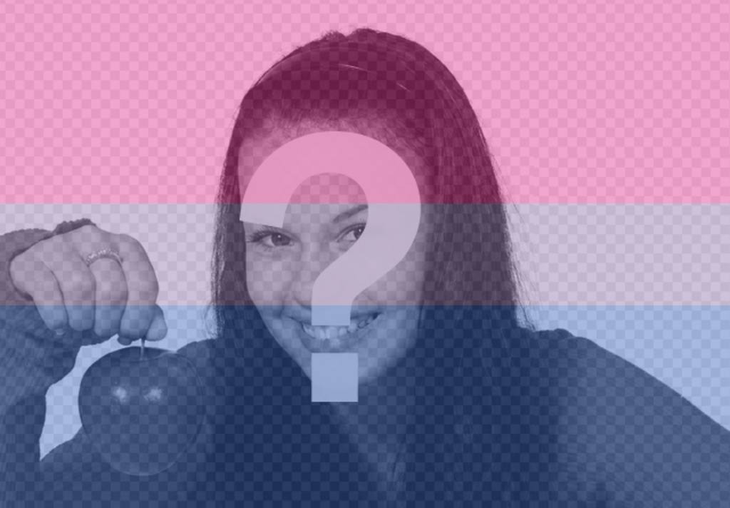 Filtro de bandeira bisexual para adicionar em suas fotos para Fotomontagem ..