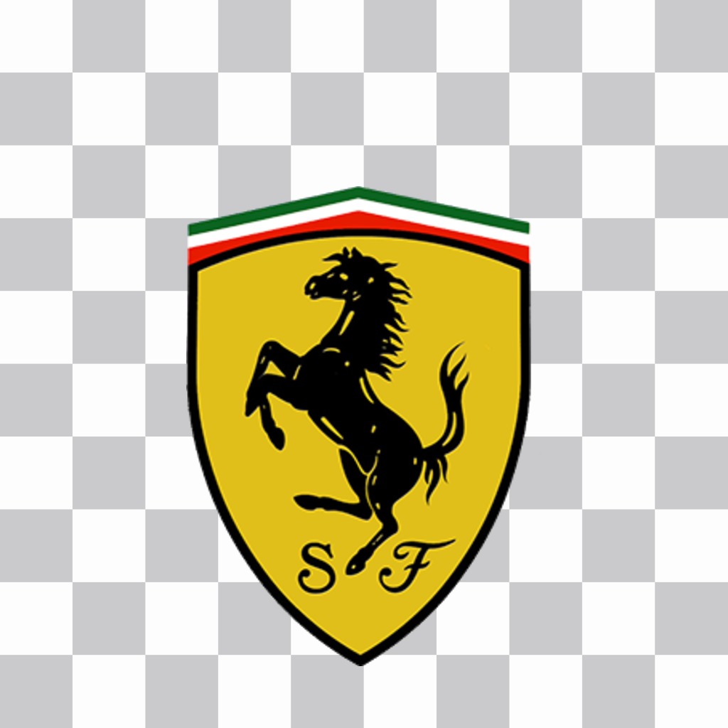 Ferrari escudo para colar e decorar as suas fotos on-line efeito Foto grátis ..