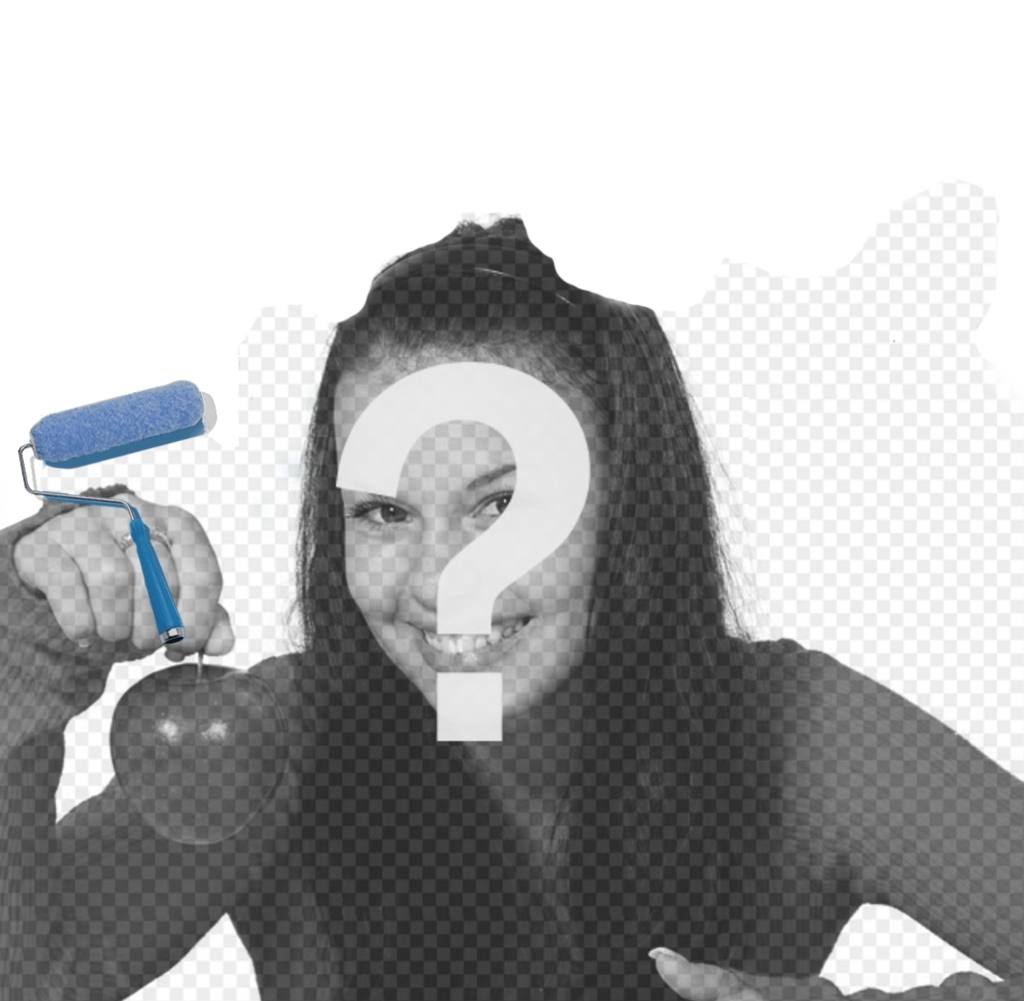 efeito original em suas fotos com um rolo de branco ..