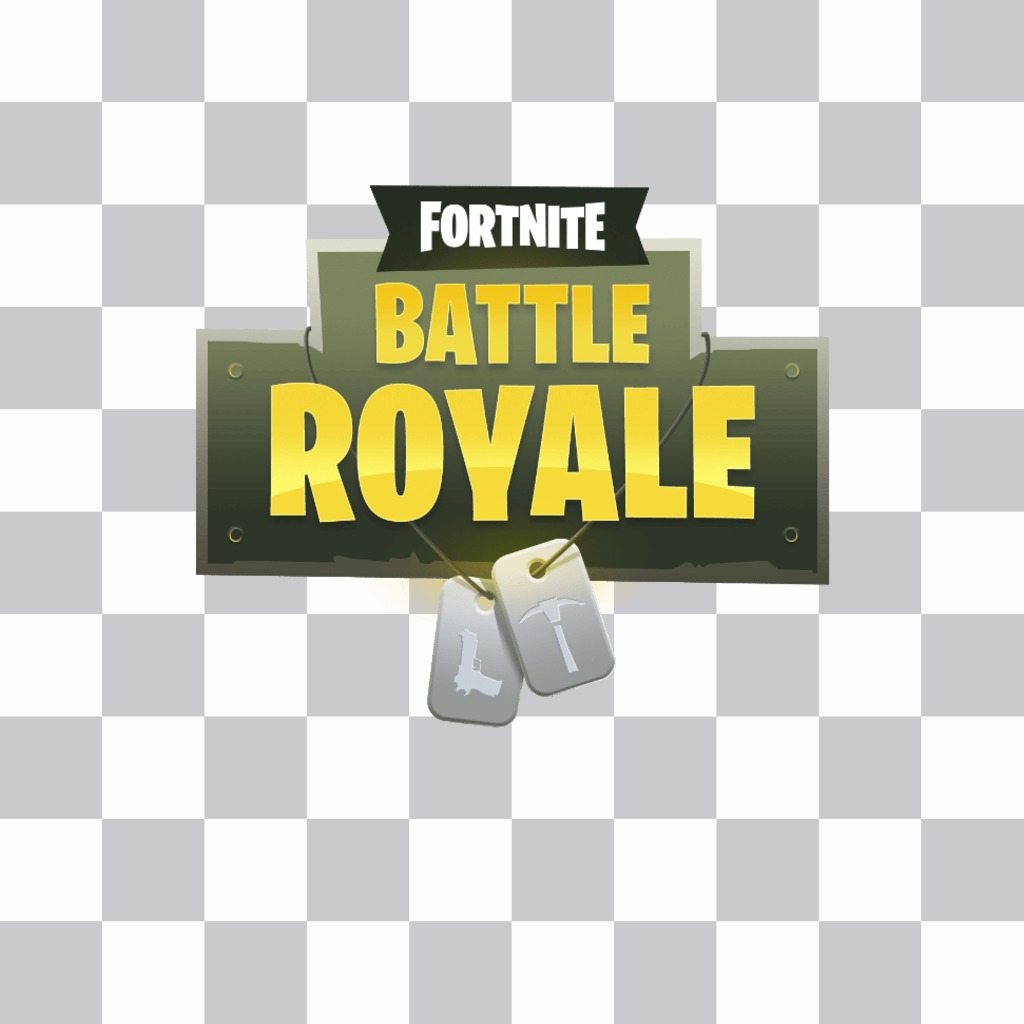 Logotipo do jogo Fortnite para colocar em sua foto ..