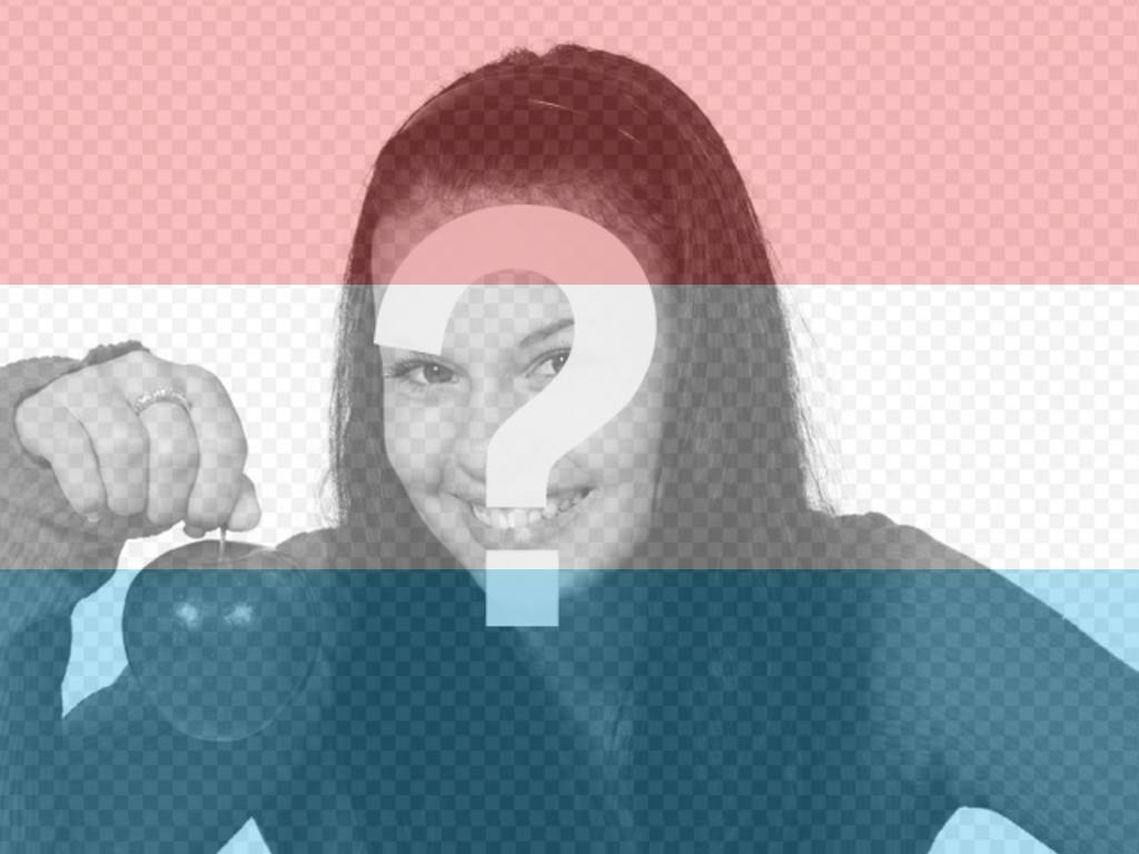 Collage onde você pode colocar a bandeira do Luxemburgo em sua..